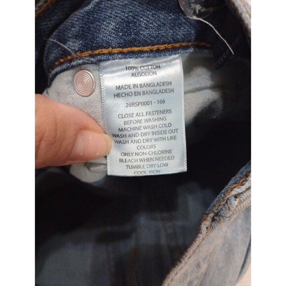 Lot 2 Pair Boys Rustic/Cargo Wrangler  Adjustable Waist  Jeans Size 8 - Picture 8 of 9